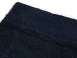 Detail boord zilversokken skafit navy blauw